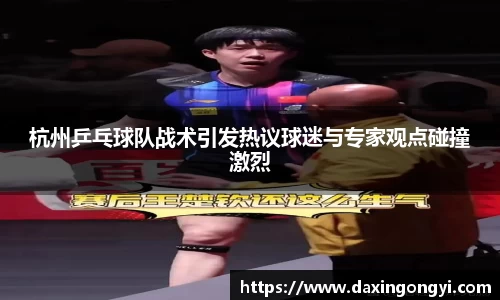 杭州乒乓球队战术引发热议球迷与专家观点碰撞激烈